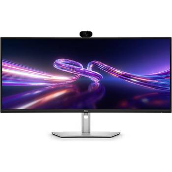 Dell Pro P 34 USB-C Hub Webcam Monitor - P3426WEV Curved 3440x1440 100Hz 5ms IPS DP HDMI USB-C HUB 90W PD RJ-45 4MP WebCam Pivot Siyah