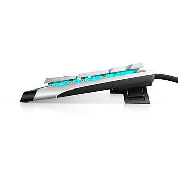 Alienware AW510K RGB CHERRY MX Low Profile Red ngilizce Mekanik Kablolu Gaming Klavye Beyaz 545-BBCH