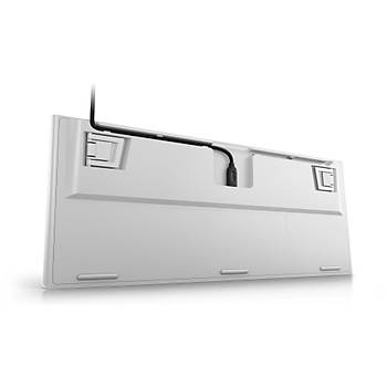 Alienware AW420K Tenkeyless RGB CHERRY MX Red Switch ngilizce Mekanik Kablolu Gaming Klavye Beyaz 545-BBFM