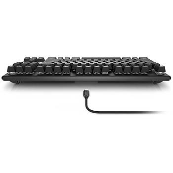 Alienware AW420K Tenkeyless RGB CHERRY MX Red Switch ngilizce Mekanik Kablolu Gaming Klavye Siyah 545-BBDY