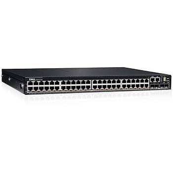 Dell PowerSwitch E3248P-ON 48 Port RJ-45 10/100/1000MB 802.3at Ports + 4P 10G SFP + 2P 100G QSFP28 POE+ 30W 1U 1x1050W Edge Switch