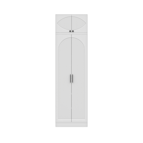 Seronay Neris 2 Kapakl� Y�kl�kl� Beyaz Gard�rop