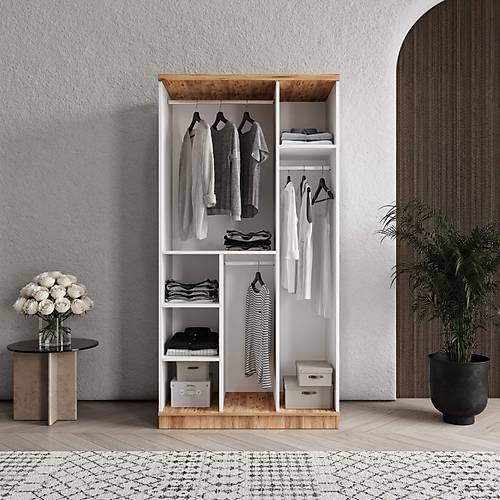 Seronay Rosela 3 Kapakl� Gard�rop