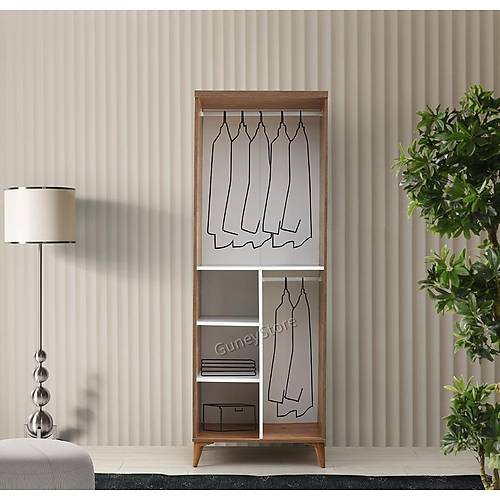 Seronay Lorin 2 Kapakl� Atlantik �am-Beyaz Gard�rop