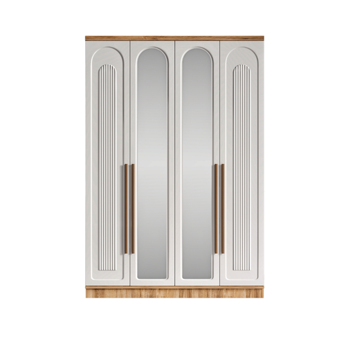 Seronay Floren 4 Kapakl� Aynal� Gard�rop