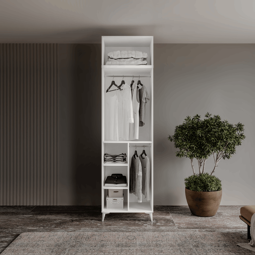 Seronay Milen 2 Kapakl� Ayakl� Y�kl�kl� Gard�rop