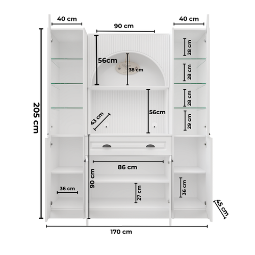 Seronay Armena Black Maxi Kahve K��esi