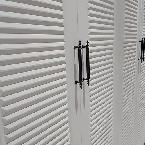 Seronay Lavin 6 Kapakl� Beyaz Gard�rop