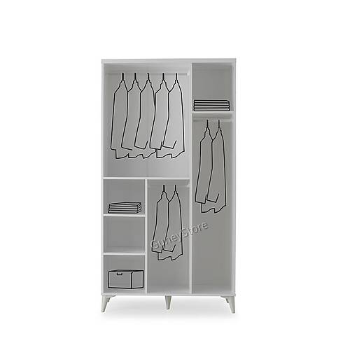 Seronay Lorin 3 Kapakl� Gard�rop