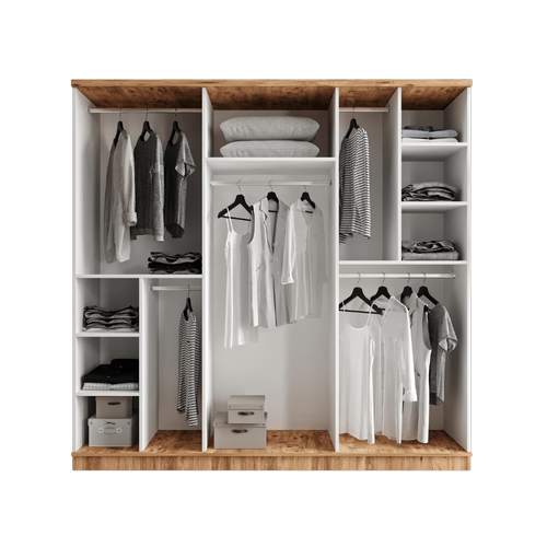 Seronay Floren 6 Kapakl� Aynal� Gard�rop