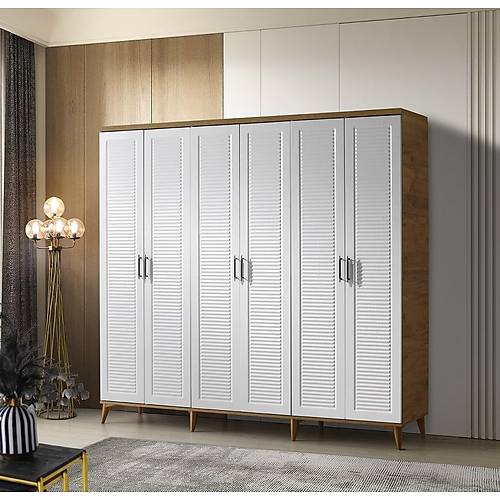 Seronay Lavin 6 Kapakl� Atlantik �am-Beyaz Gard�rop