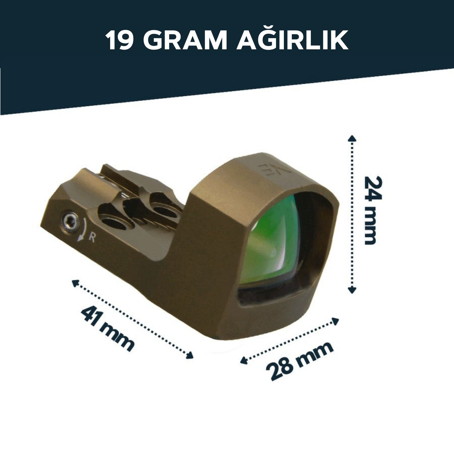 Vector Optics Frenzy-S 1x17x24 AUT RD 3MOA IP67 (MAG) Red Dot Nişangah ...