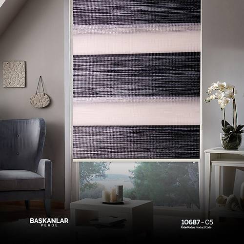 10687-05 Zebra Stor Perde