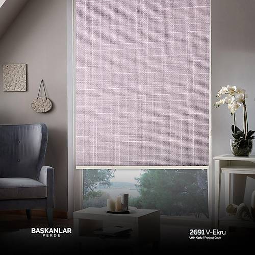 2691 Ekru Tl Stor Perde