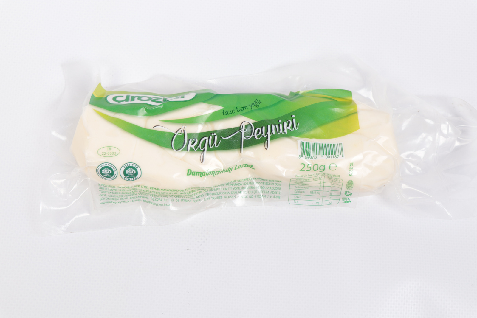ÇİROZLAR ÖRGÜ PEYNİRİ 250GR