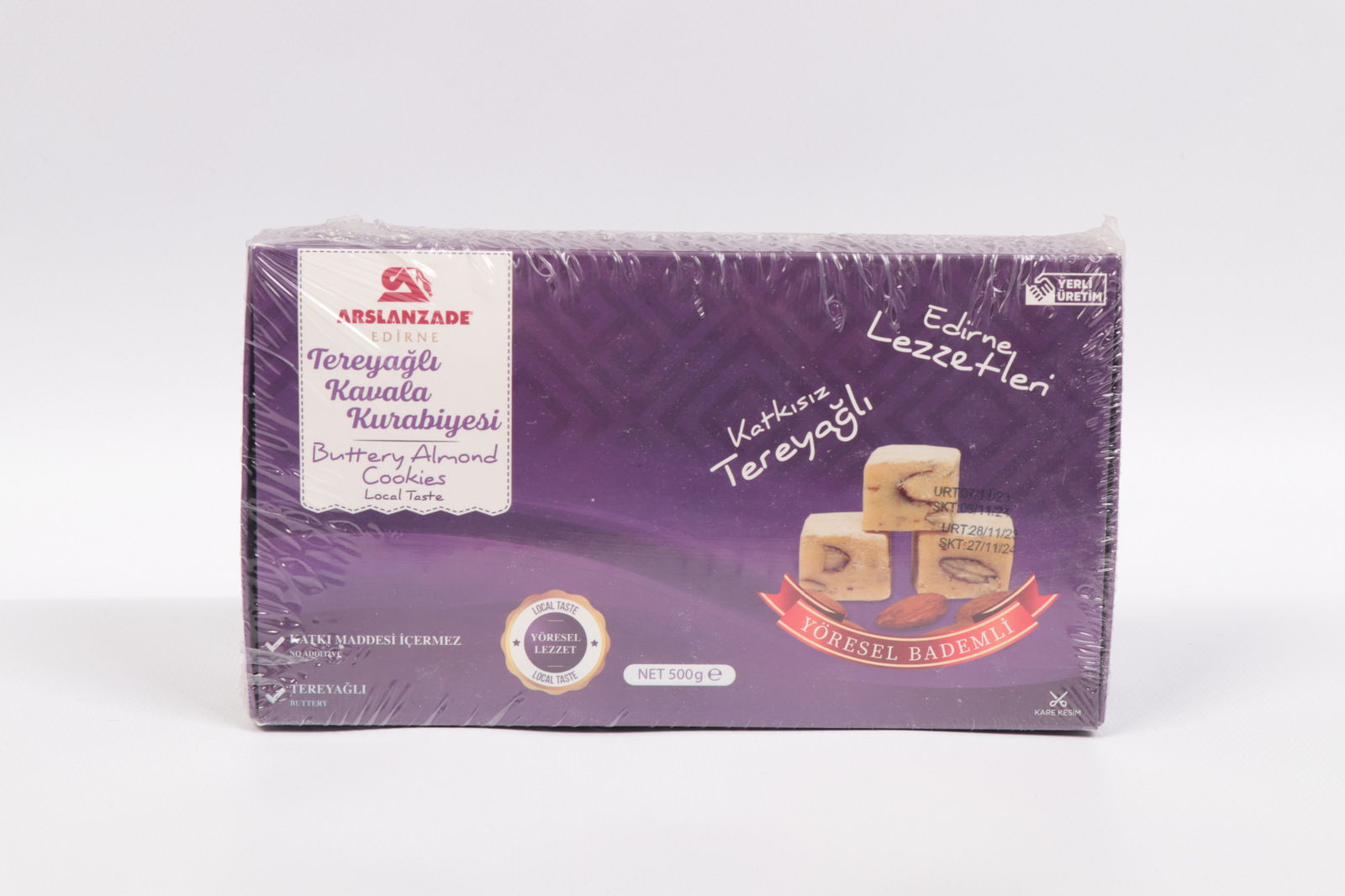 ARSLANZADE TEREYAĞLI KAVALA KURABİYESİ 500GR