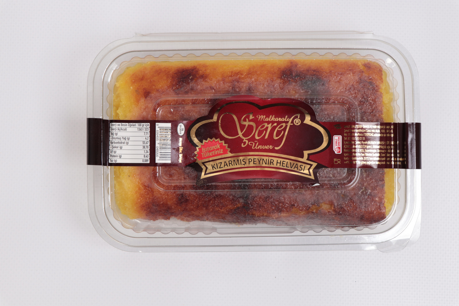 MALKARALI ŞEREF ÜNVER KIZARMIŞ PEYNİR HELVASI 500GR