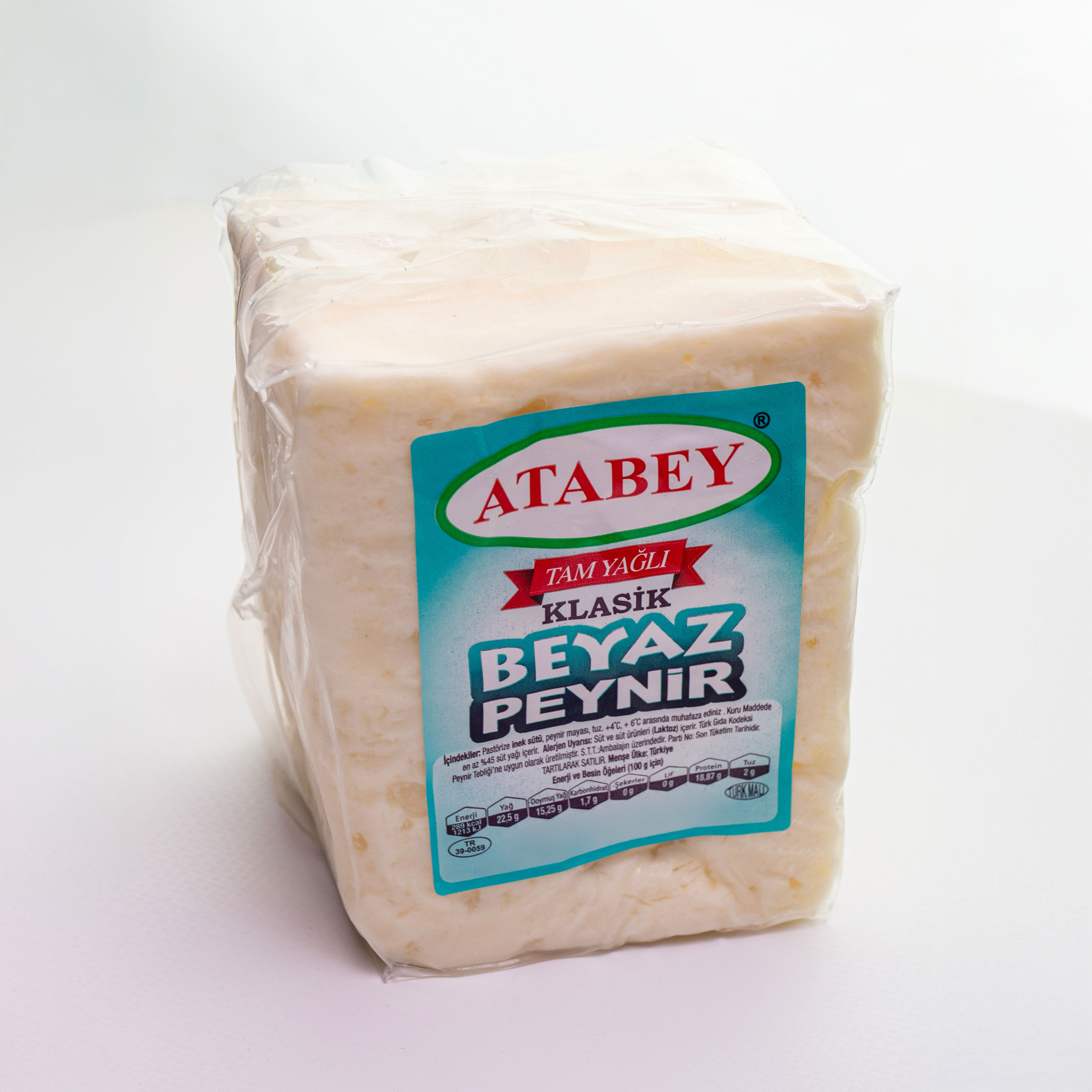 ATABEY TAM YAĞLI EKSTRA LÜKS SERT İNEK PEYNİRİ