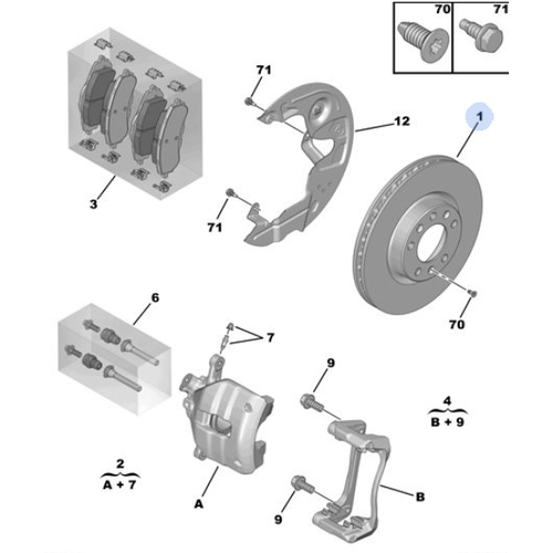 308 T9  N FREN DSK TAKIM 283MM EP26 -  9803918180