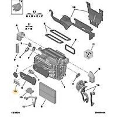 Orijinal Klima Boru Ge�i� Plaka  3008 P64   9815995680