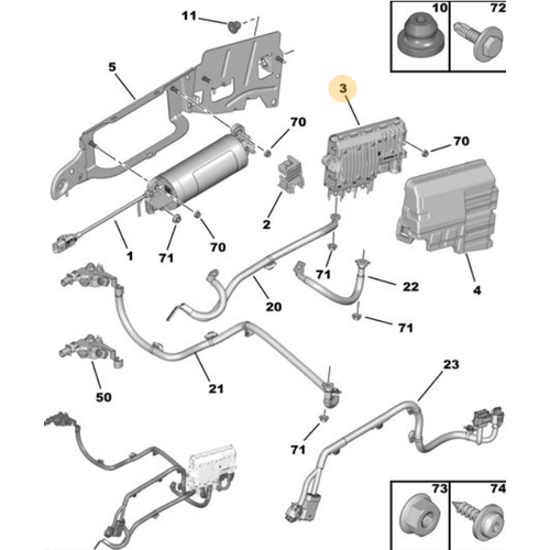 ORIJINAL KONVERTR KUTUSU 308 T9   9818459680