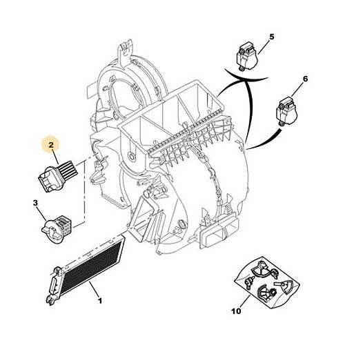 ORIJINAL 307 Klima Rezistans�    6441S7