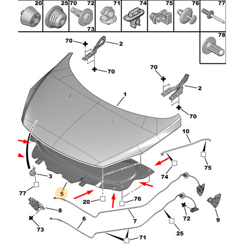 ORIJINAL 307 Kaput �zolat�r   7979G2