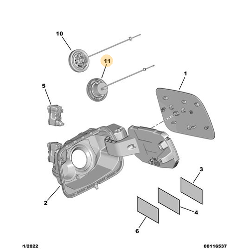 ORIJINAL YAKIT DOLDURMA KAPAK TAPASI   9829895080