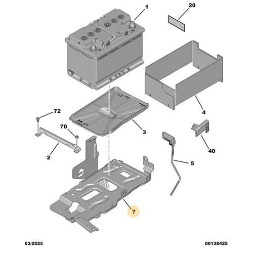Orijinal Ak� Ta��y�c� Aya�� (Sa�)  3008 P64 GT   9844868180