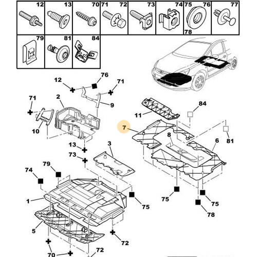 OR�J�NAL 307 Yak�t Deposu Deflekt�r� - Sa� 7013L8