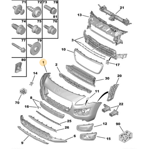 Orijinal n Tampon 3008 T8  1611182480