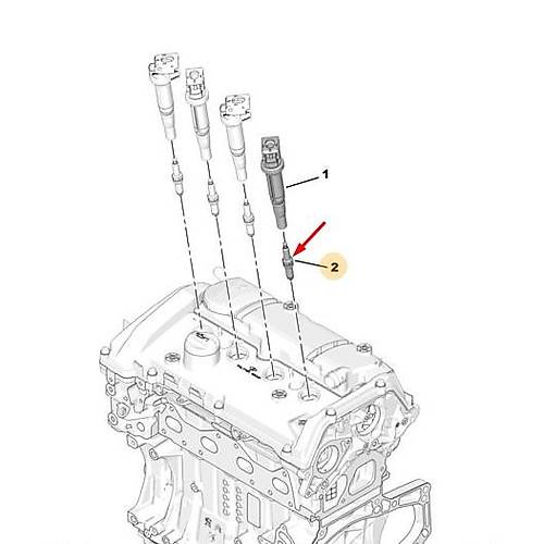 ORIJINAL BUJI (308-P84/308-P5-T9/408-P54/5008-P87E/508-R8)   9830941680