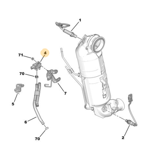 Orijinal EGSOZ BASINC SENSOR 9812047080