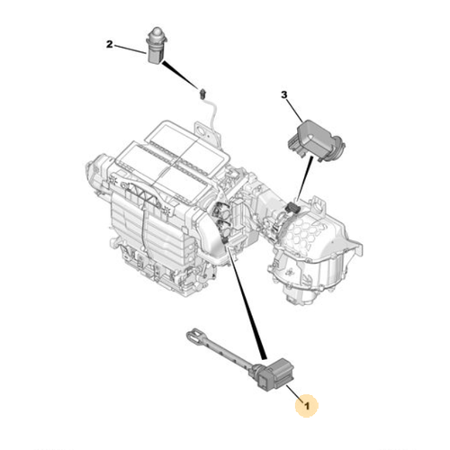 Orijinal 5008 Evaporatr Sondas P87E   9819977480