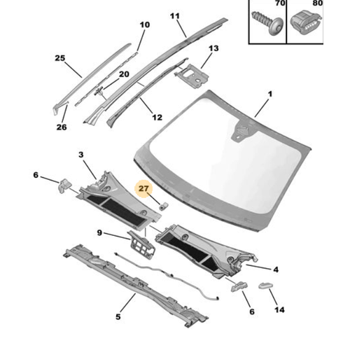 ORIJINAL  ST KAPORTA SU BOALTMA OLUU 308 P5    9856346780