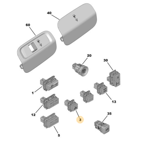 Orijinal Komtatr C4 X  DS4 408 98183603ZD