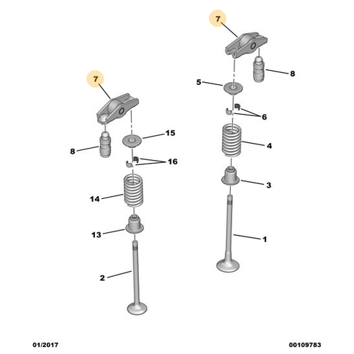 ORIJINAL 1.5 D�ZEL  SUBAP KONTROL HOROZ DV5  1692287080