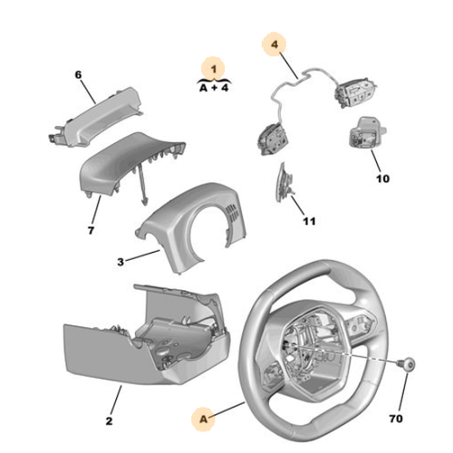 ORIJINAL 408 - 308 P5 DREKSYON SMT 98418345ZD