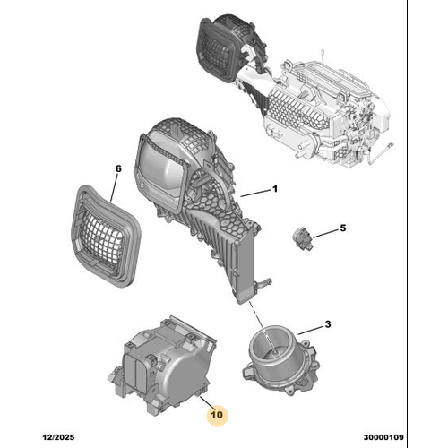 Orijinal  Ek Klima Rezistans� / �fleyici  Peugeot - 5008 P74 GT  9815114280