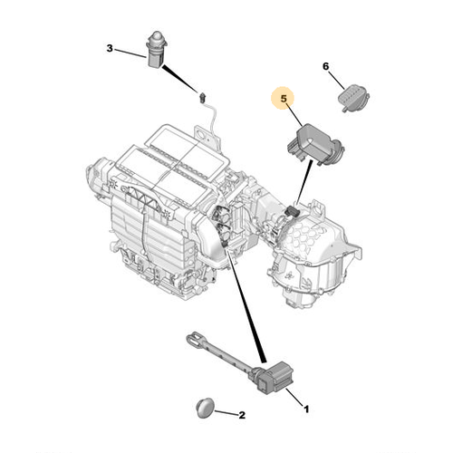 Orijinal Evaporatr Kutusu   3008  P84E Rifter K9  9822121180