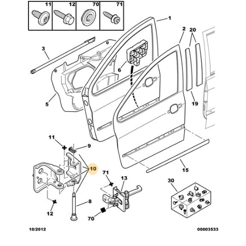 ORIJINAL 307 Sa� �n Kap� Mente�esi - �st   9035G3