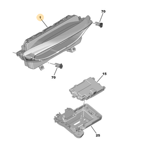 Orijinal 3008 Gsterge Paneli  P84E   9828003480