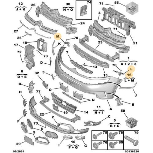 Orijinal C5 C84 �n Tampon Mesnet Tak�m�   1638495880