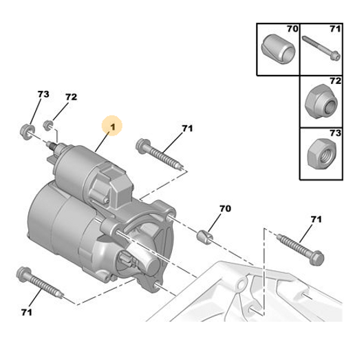 ORIJINAL OR�J�NAL 307 Mar� Motoru Benzinli 5802C9    5802C9