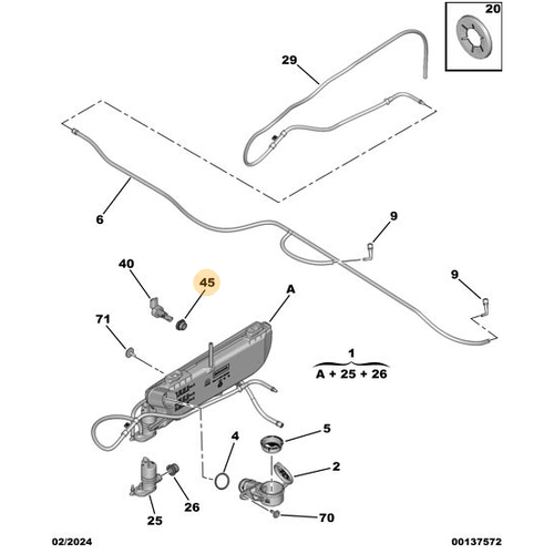Orijinal Sens�r Contas�  Peugeot - 5008 P74 GT 643480