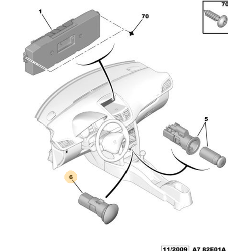 Orijinal 207 Elektrik Prizi    822766