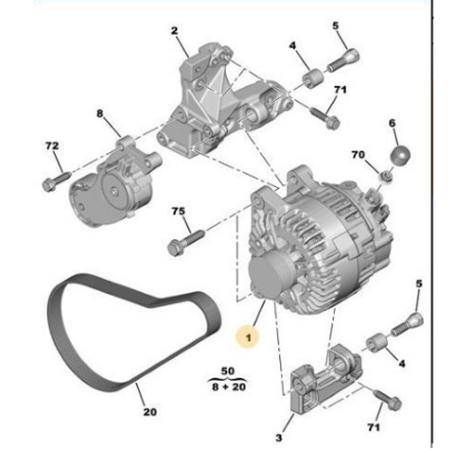 OR�J�NAL 307 �arj Dinamosu - Alternat�r 57056N