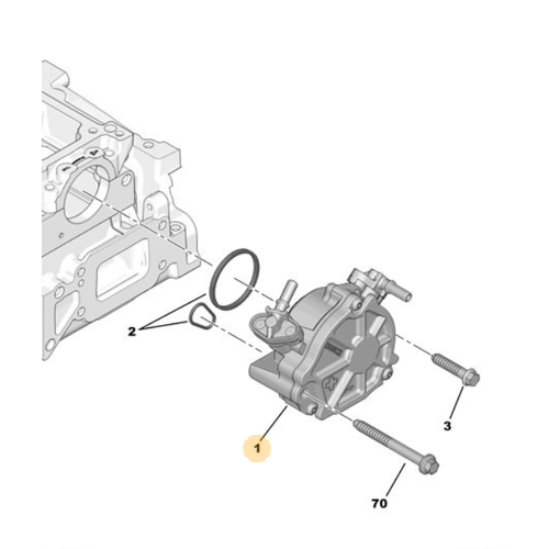 Orijinal Vakum Pompas 3008 P84E  5008 T87 P87E  2008 A94F   508 R8 9850109580