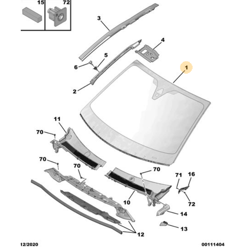 Orijinal DS7 X74 n Cam   9817038180