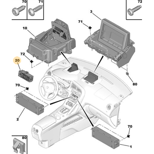 Orijinal Emniyet Kemeri kaz I 3008 T84   6593A1